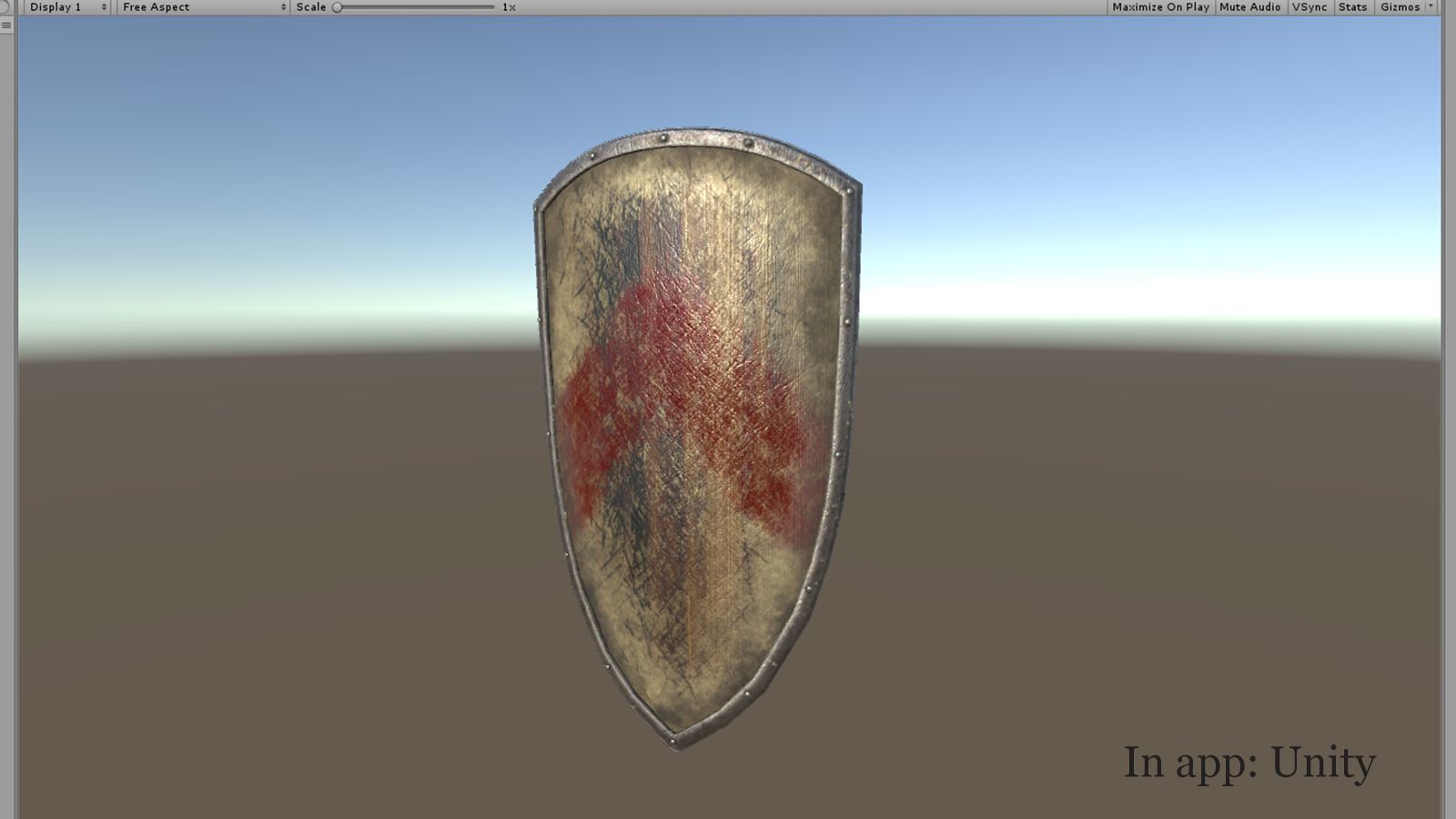 Heater Shield Low-poly 3D model_11