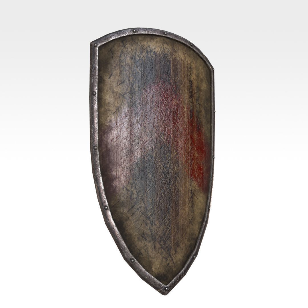 Heater Shield Low-poly 3D model_6