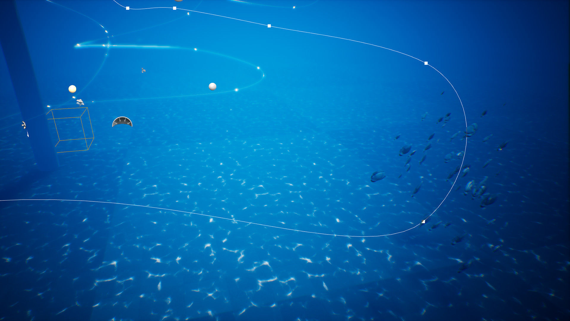 UE4 Fish School System Low-poly 3D model_9