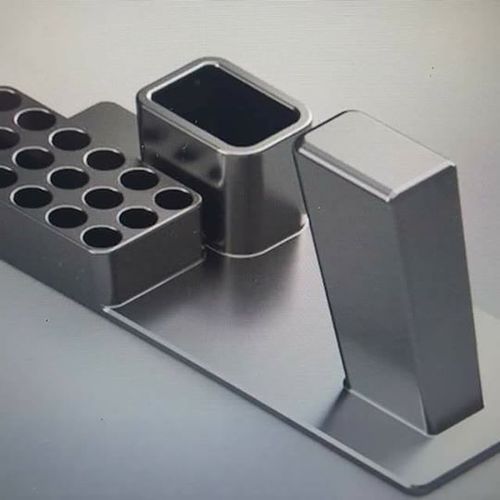 Glock Stand with room for bullets 3D print model