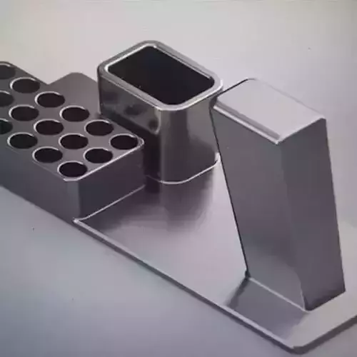 Glock Stand with room for bullets 3D print model