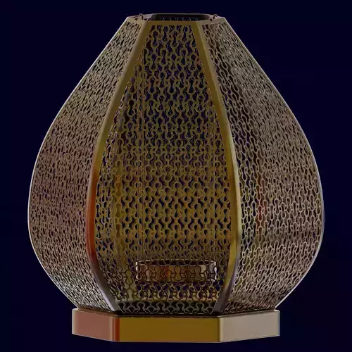 Moroccan Round Candle Holder 