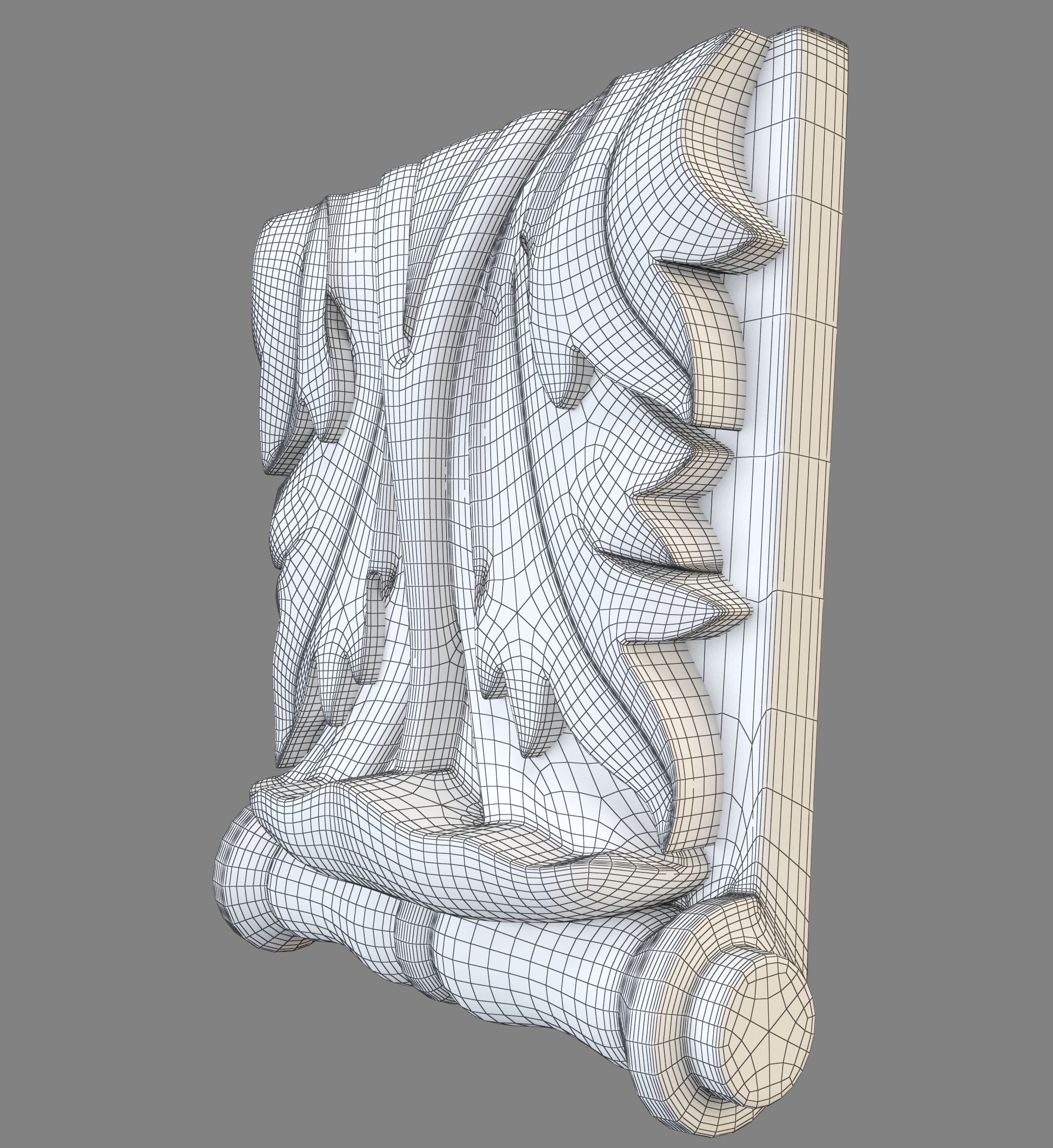 wall pier 3D print model_8