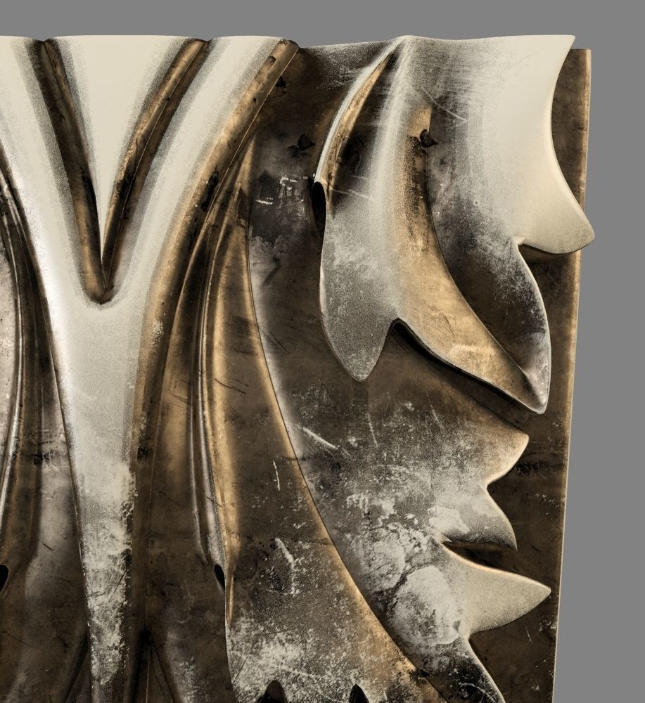 wall pier 3D print model_10