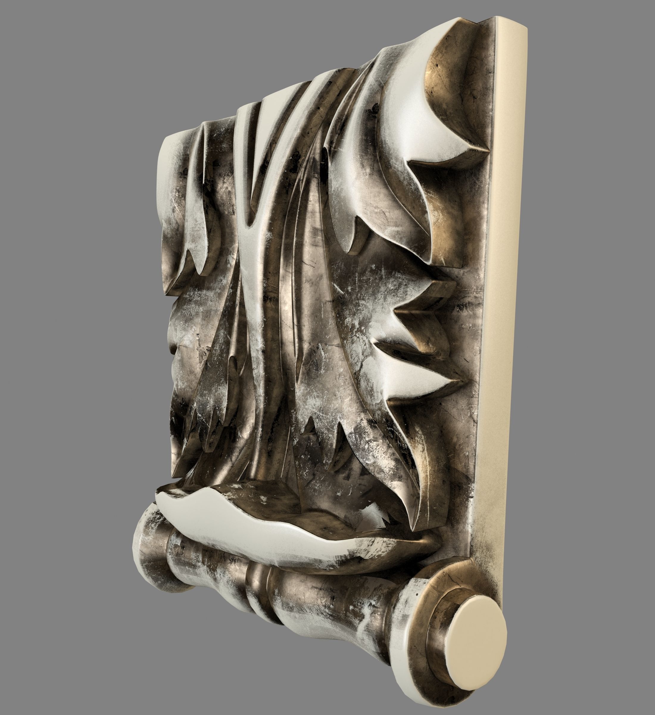 wall pier 3D print model_11