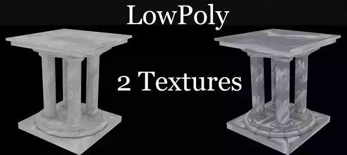 Architectural Design Lowpoly Free low-poly 3D model