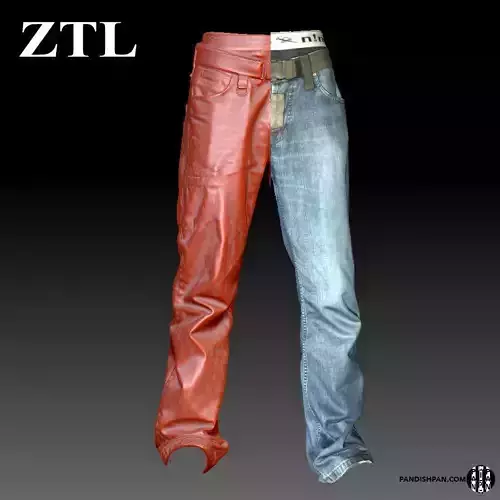 Male Pants Jeans Zbrush 3D Scanned Model   3D model