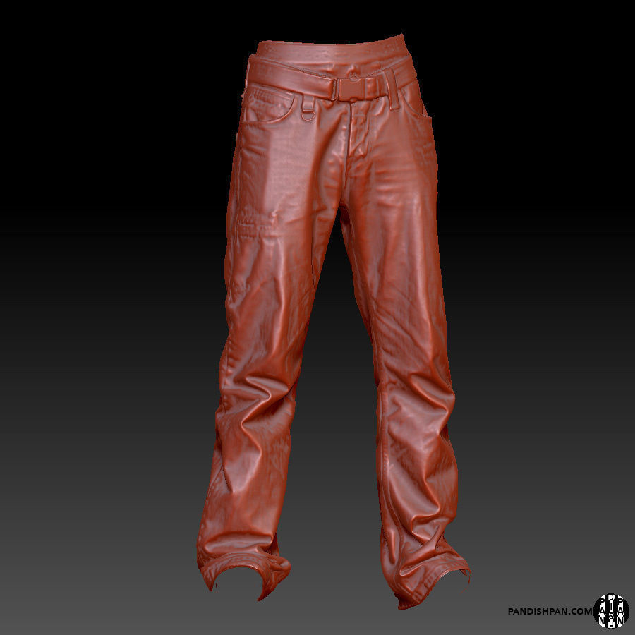 Male Pants Jeans Zbrush 3D Scanned Model   3D model_3