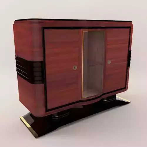 Sideboard with a bar - Art Deco 1920