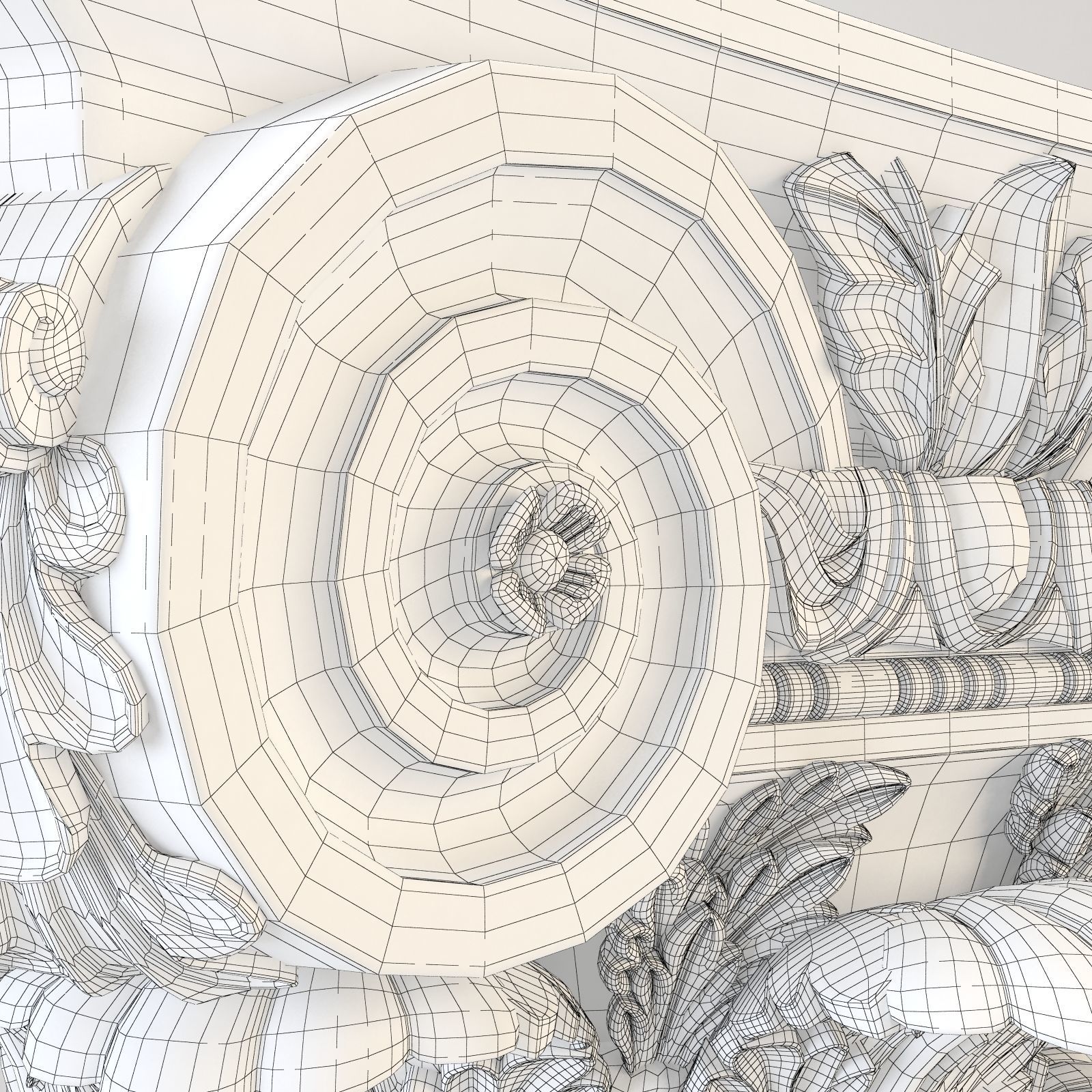 Corinthian Capital 3D model_13
