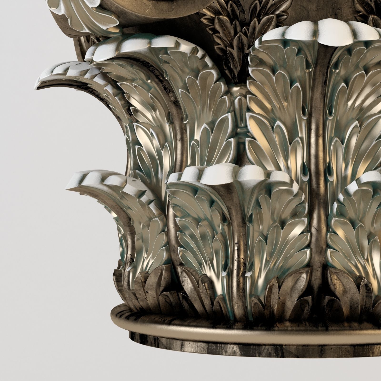 Corinthian Capital 3D model_8