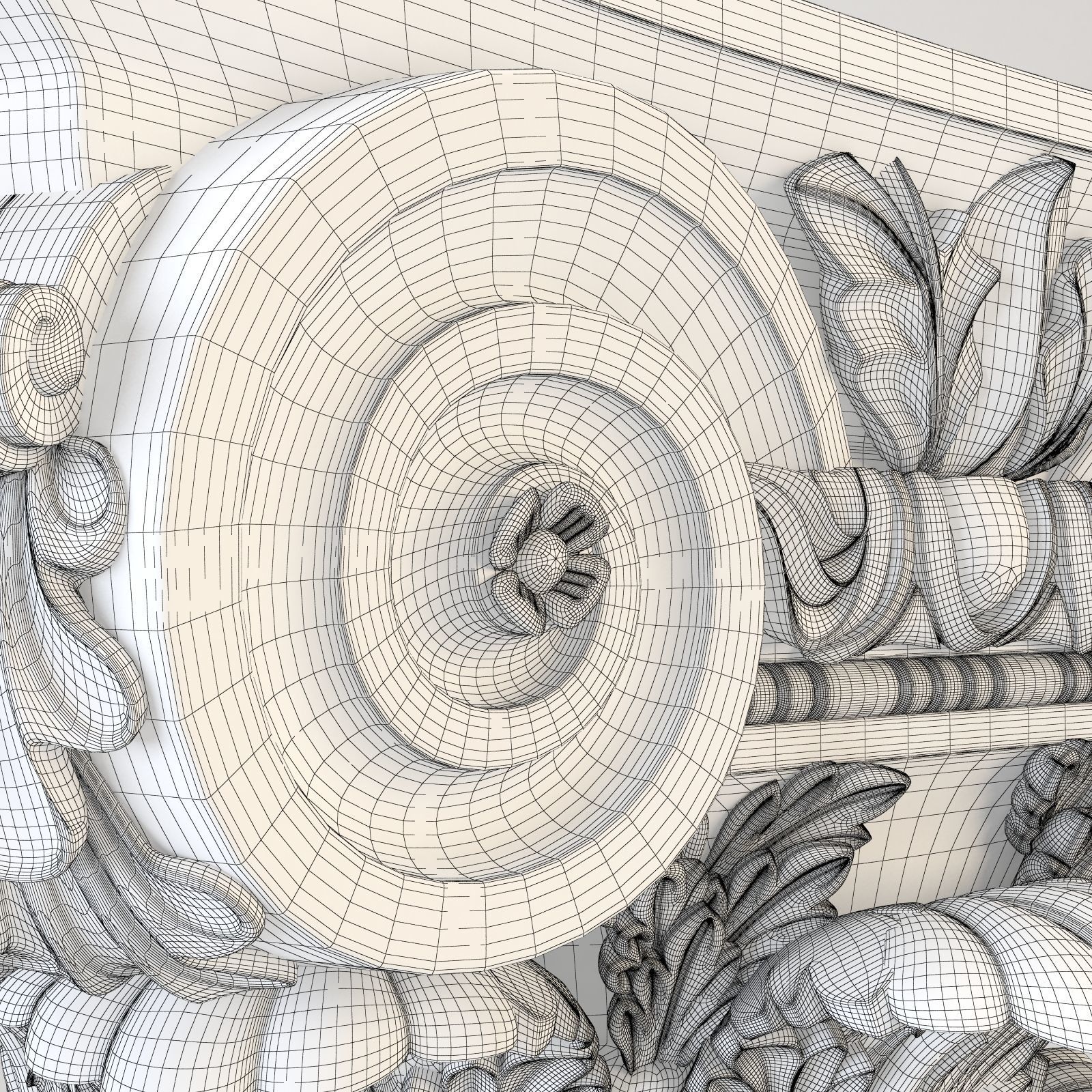Corinthian Capital 3D model_15