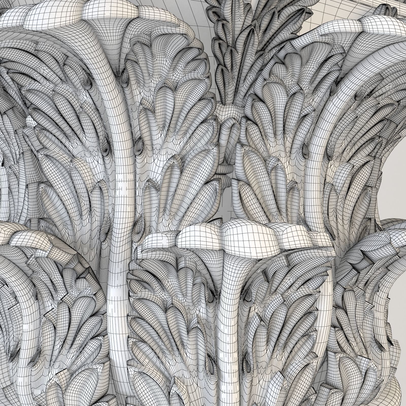 Corinthian Capital 3D model_18