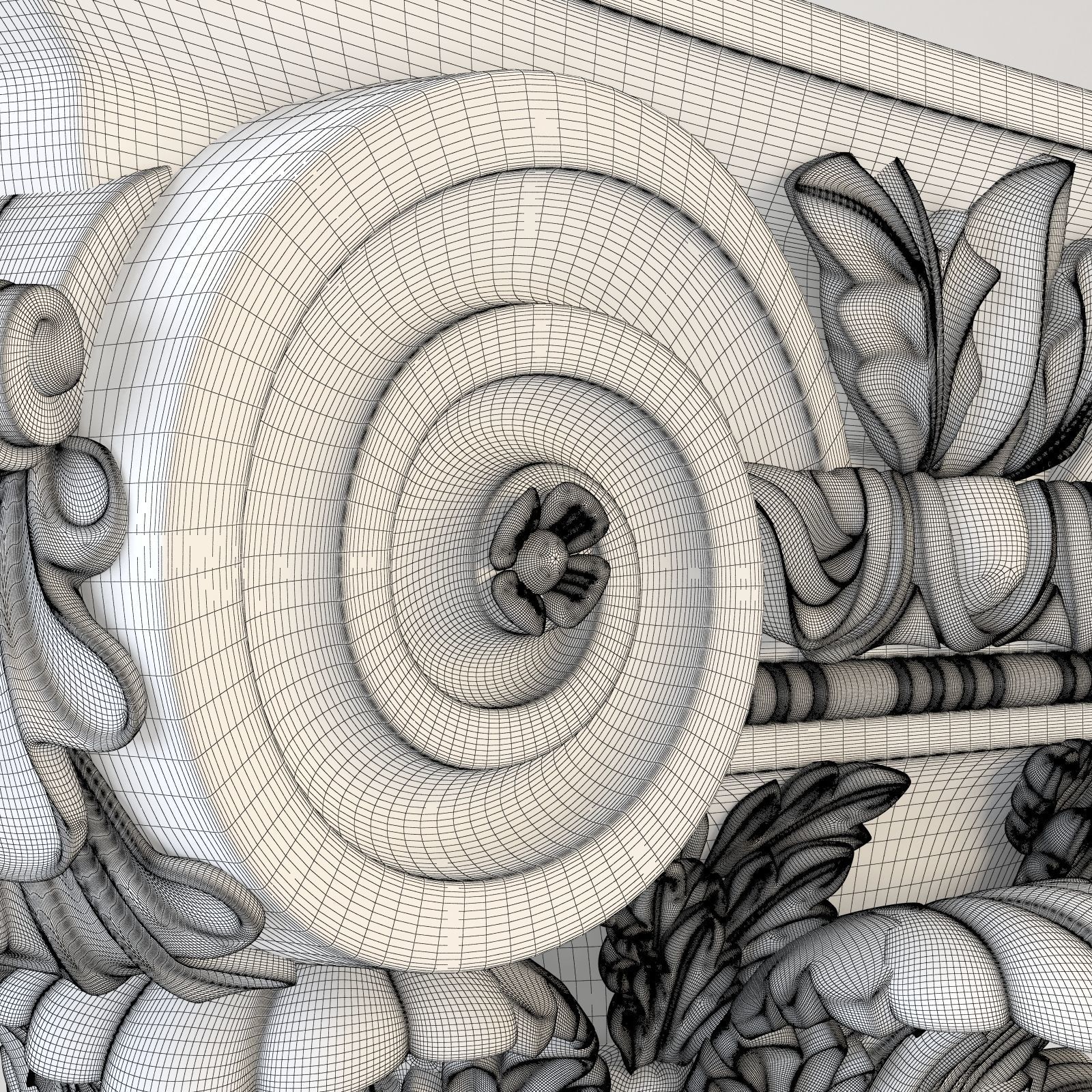 Corinthian Capital 3D model_14
