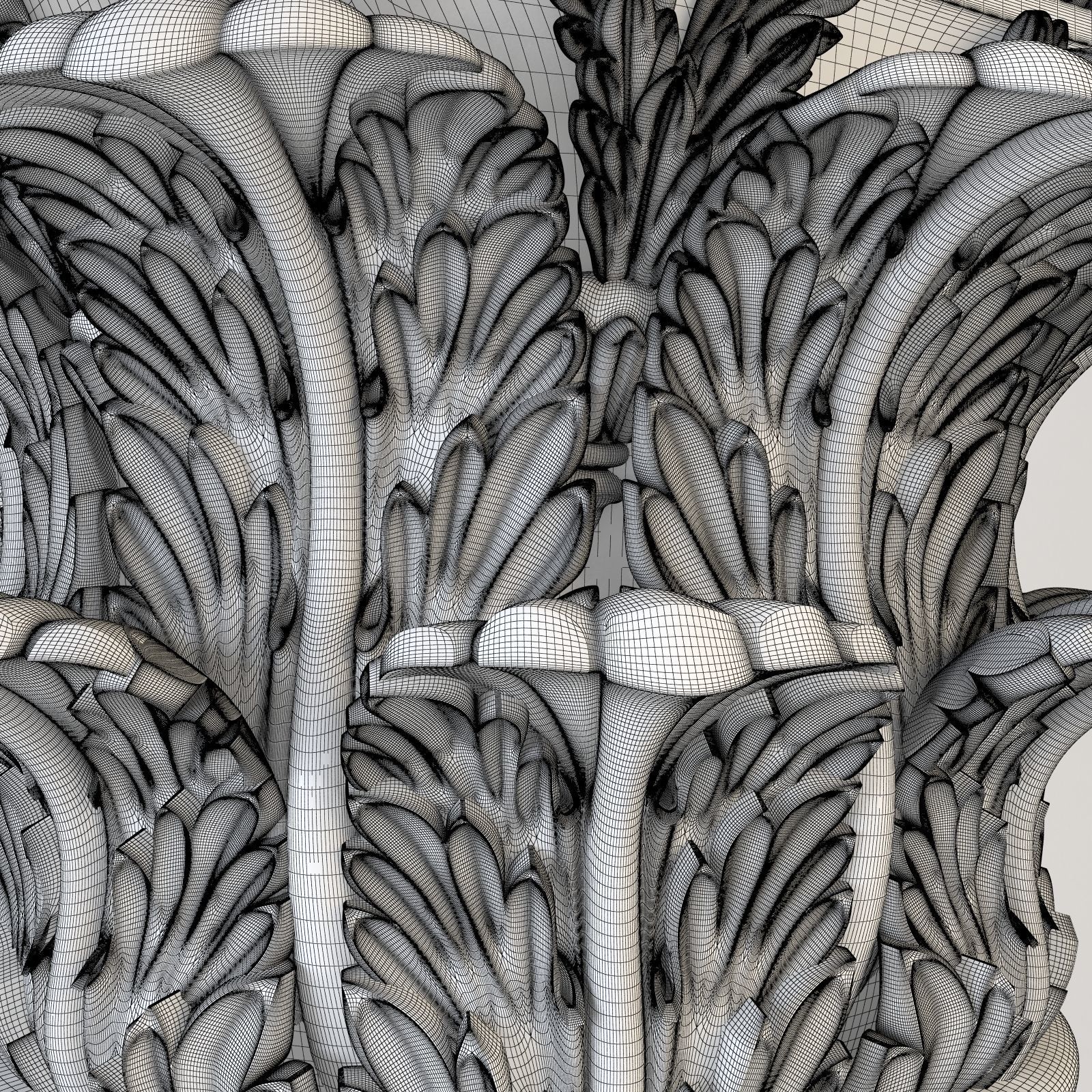 Corinthian Capital 3D model_20