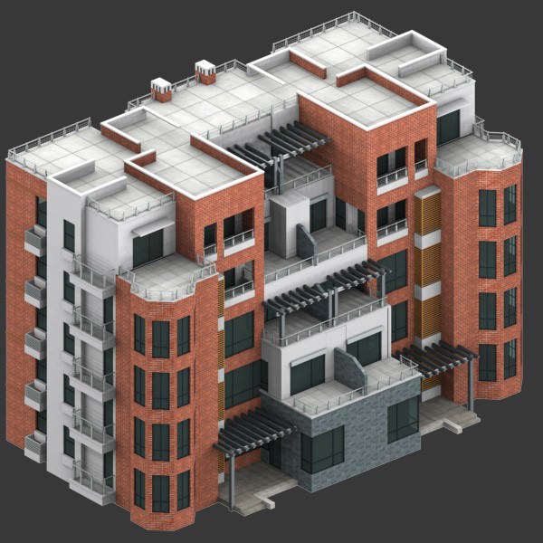 Apartment M2 007 3D model_1