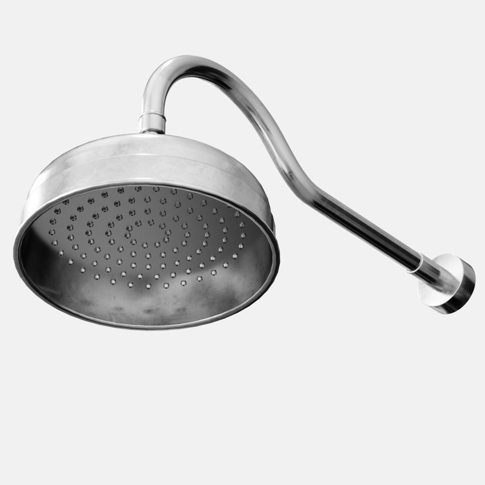 Bathroom Mixer and Taps set 3D model_2