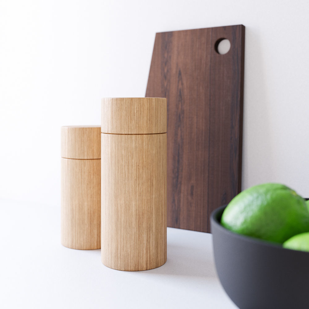 Decor Set Lime Bowl 3D model_2