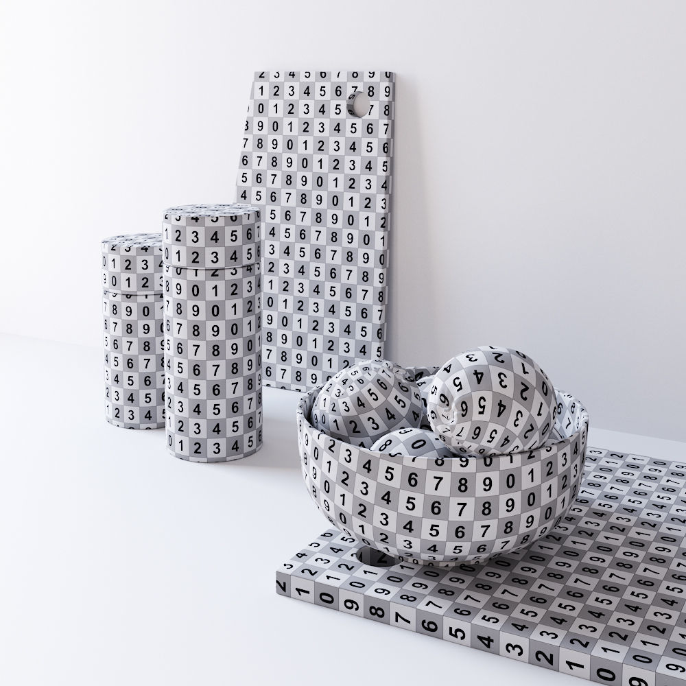 Decor Set Lime Bowl 3D model_8