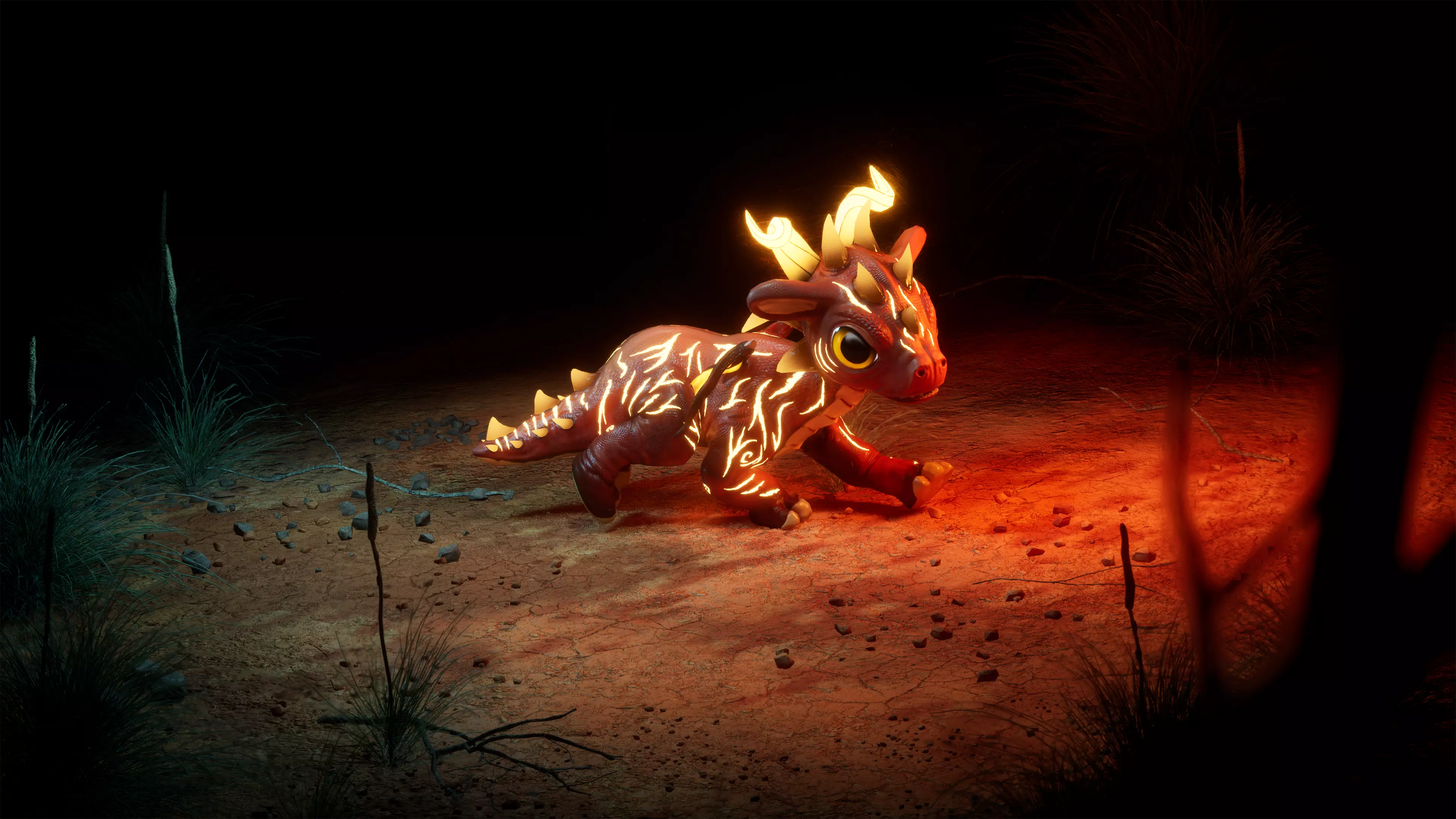 Little Dragons Mouse Low-poly 3D model_13