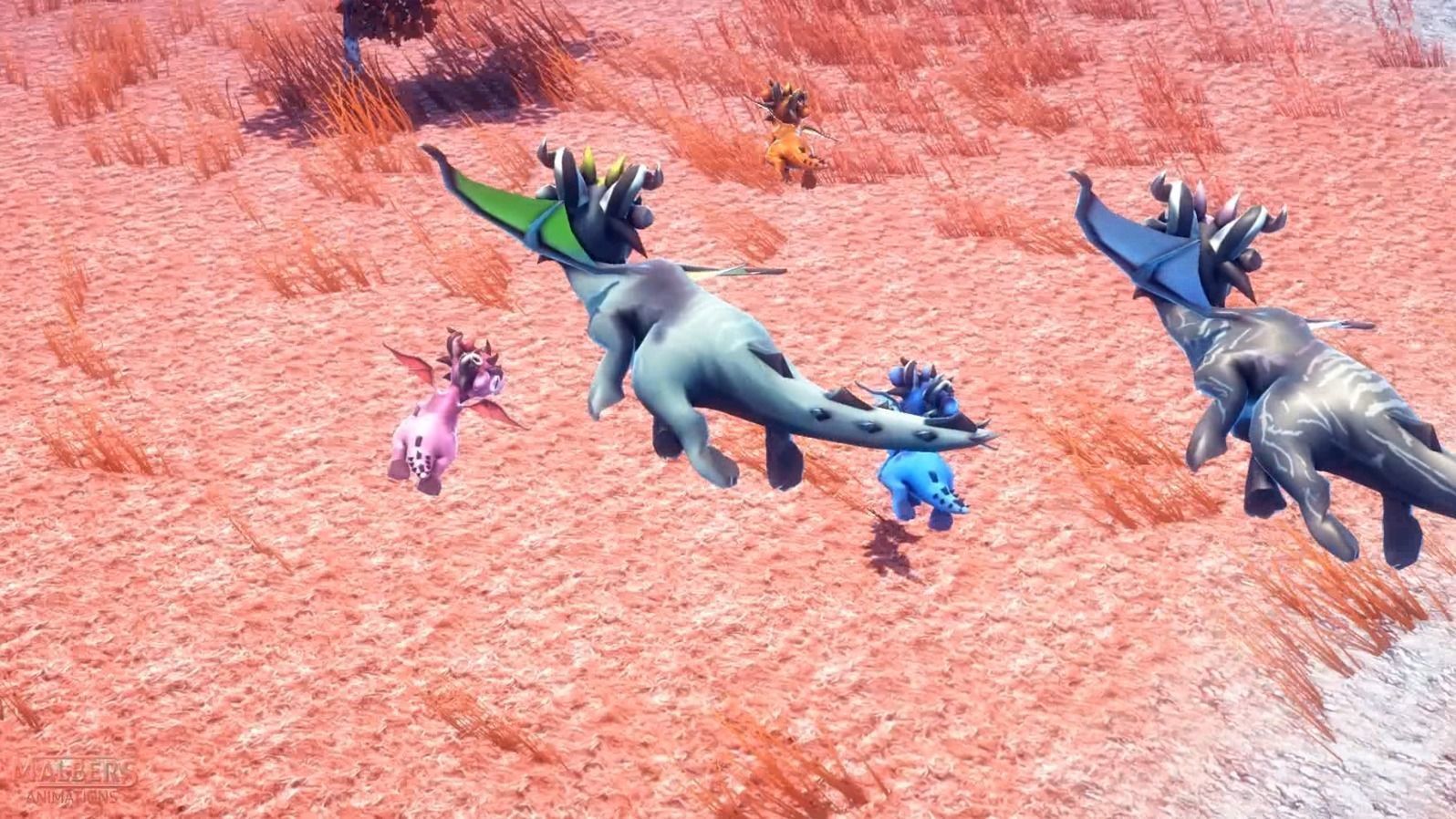 Little Dragons Mouse Low-poly 3D model_16