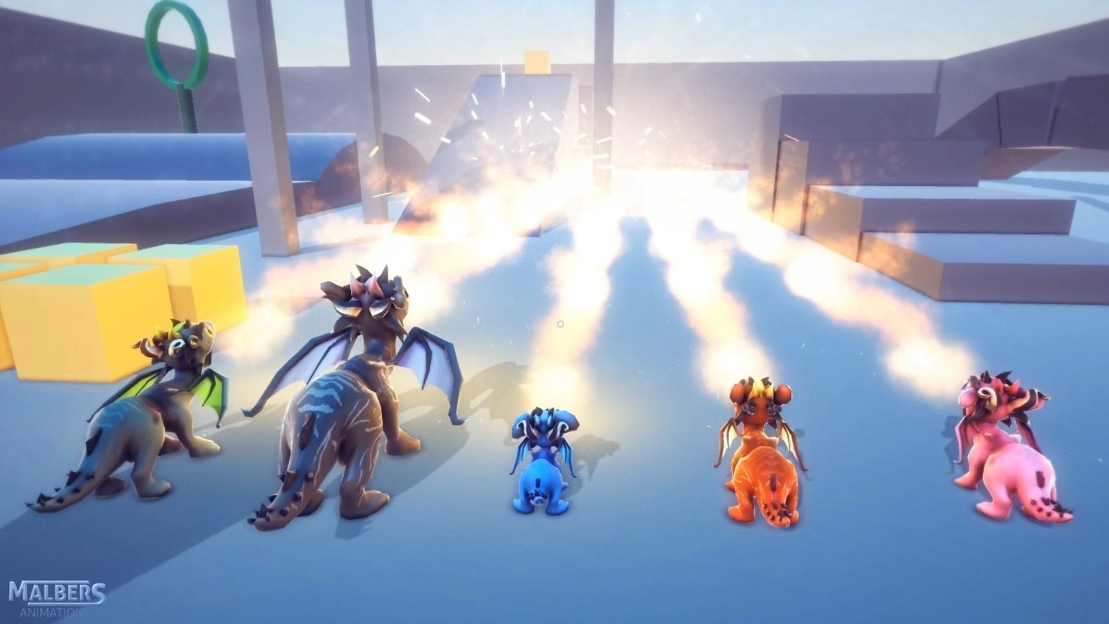 Little Dragons Mouse Low-poly 3D model_17