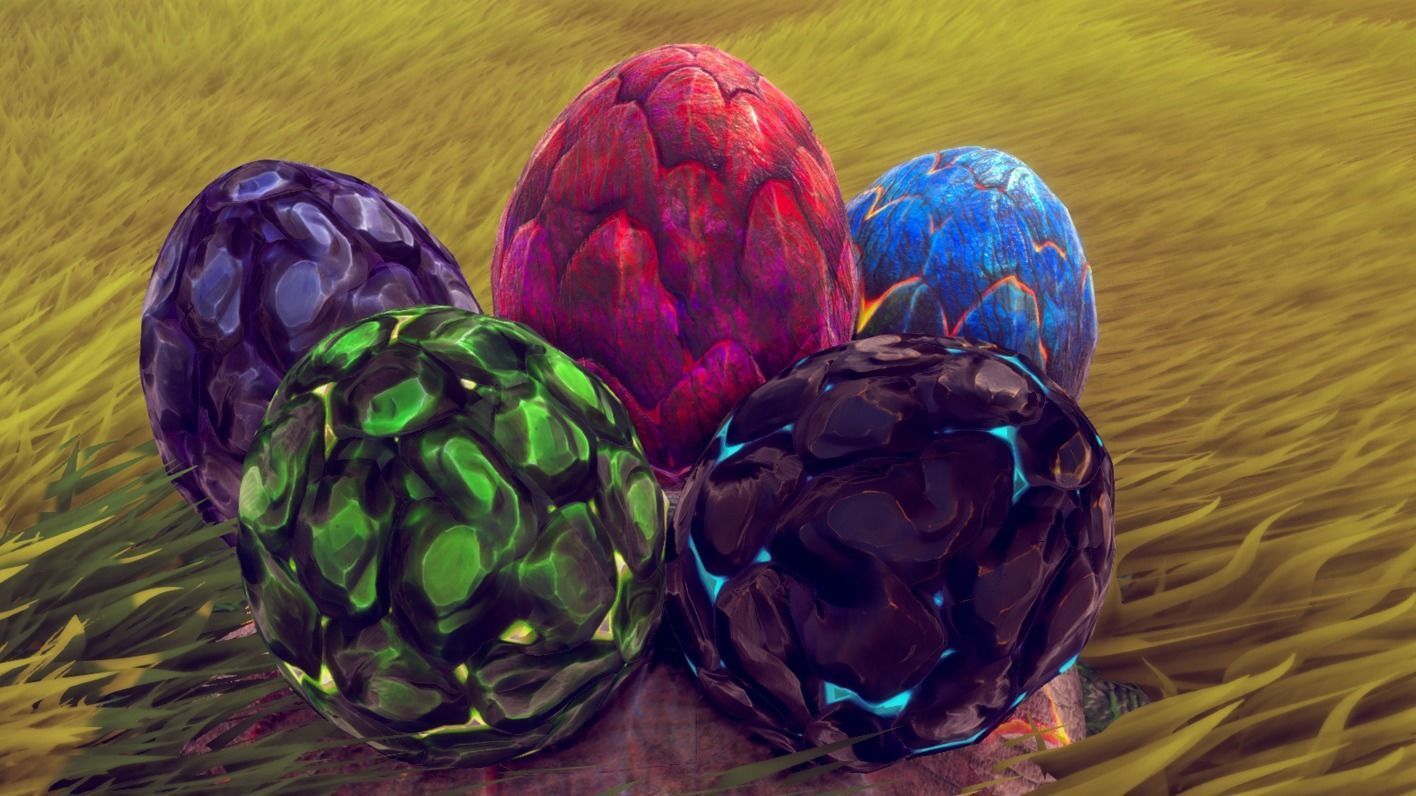 Little Dragons Mouse Low-poly 3D model_22