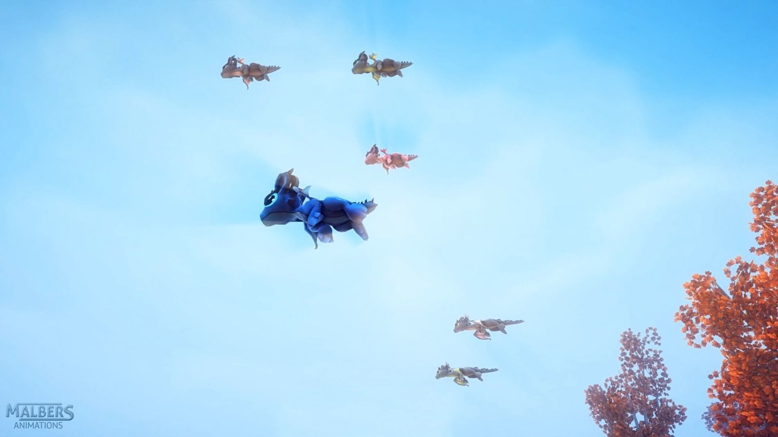 Little Dragons Mouse Low-poly 3D model_14