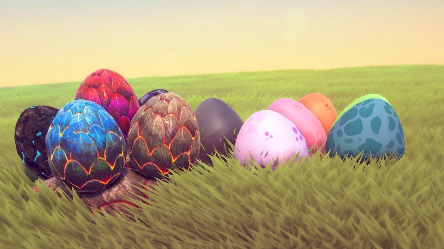 Little Dragons Mouse Low-poly 3D model_21