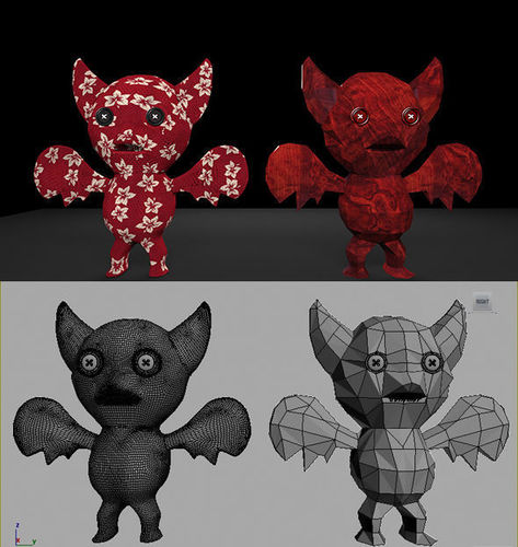 LowPoly Character Designed For Games and Animations Low-poly 3D model