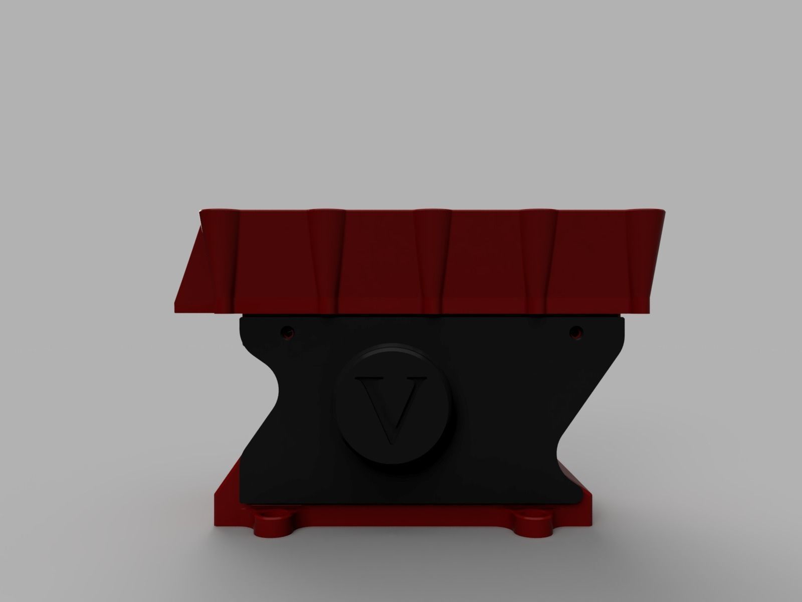 Vibrating Trough Feeder - 3d Printable Bulk Linear Vibrator 3D print model_6