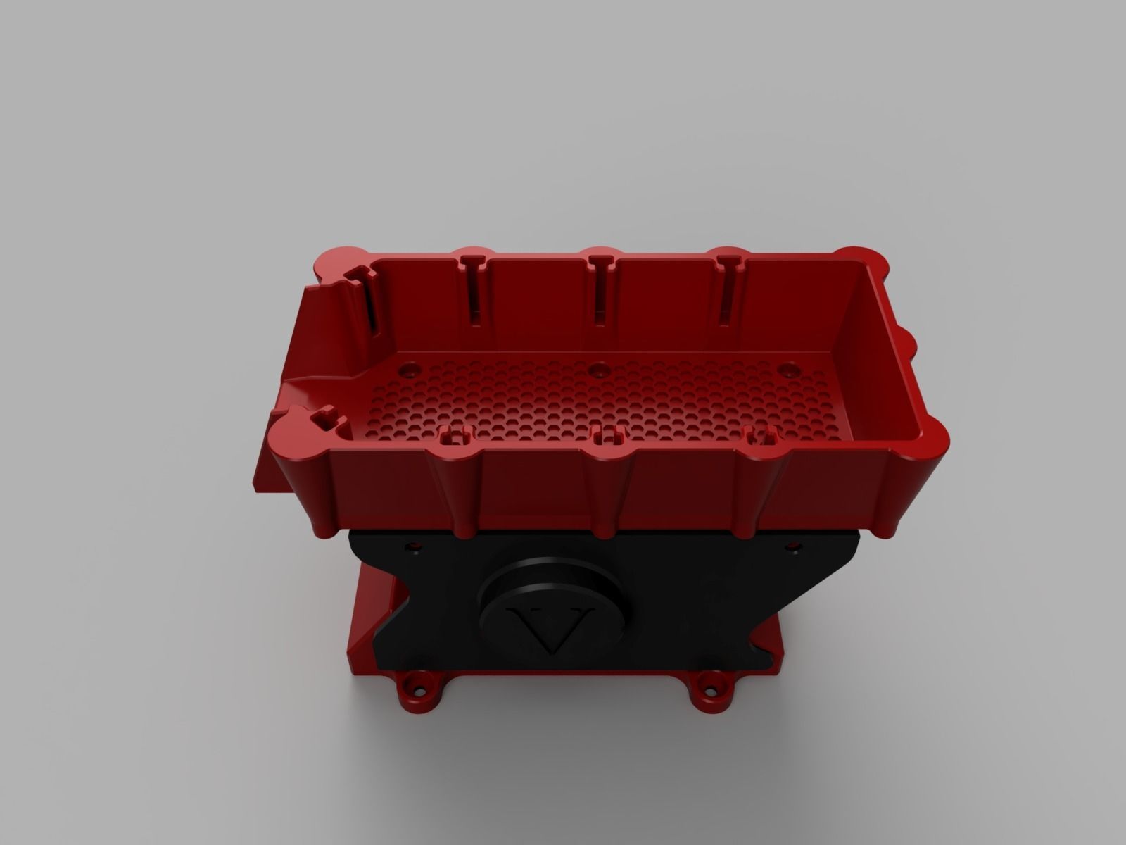 Vibrating Trough Feeder - 3d Printable Bulk Linear Vibrator 3D print model_9