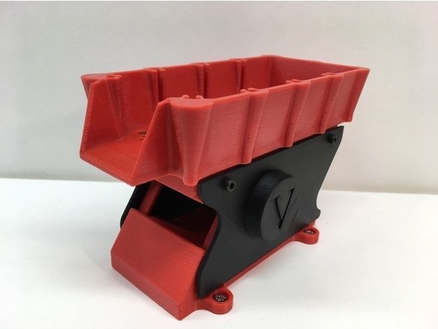 Vibrating Trough Feeder - 3d Printable Bulk Linear Vibrator 3D print model_0