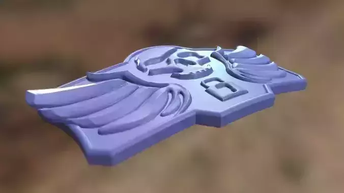 Blackwatch McCree Belt Buckle 3D model