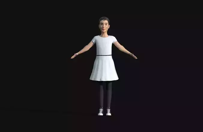 Fearless Girl 3D Model