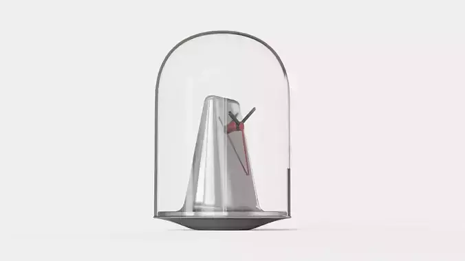 Mantel clock 3D model