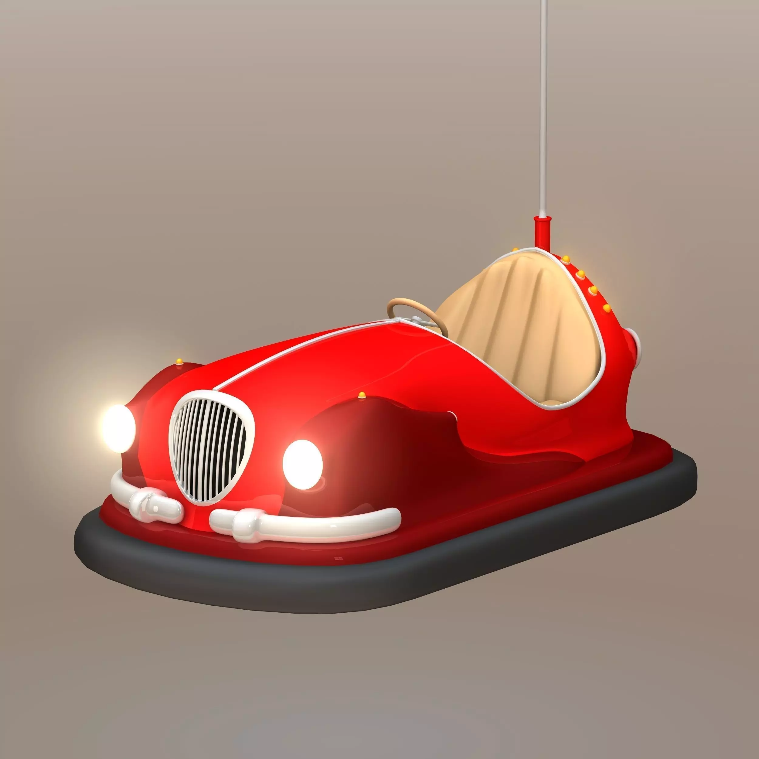 bumper car Free 3D model_0