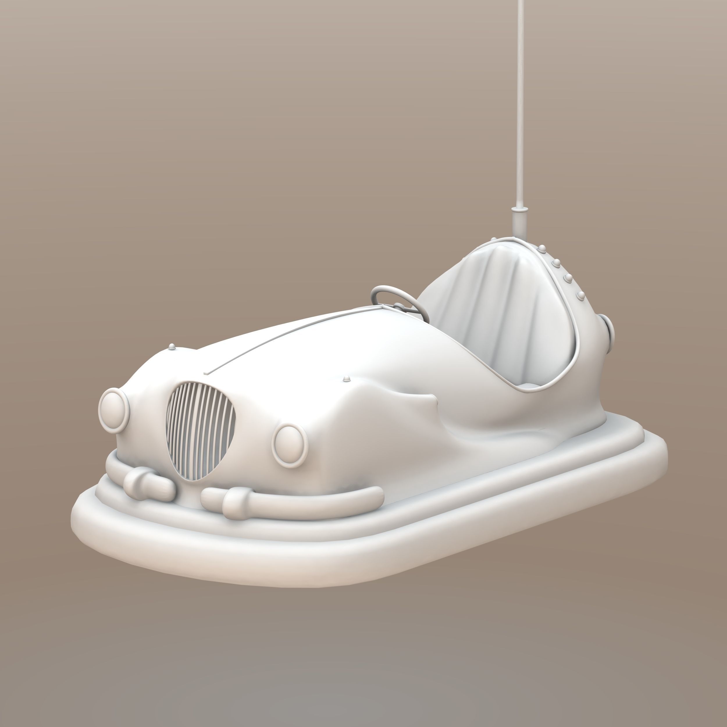 bumper car Free 3D model_3
