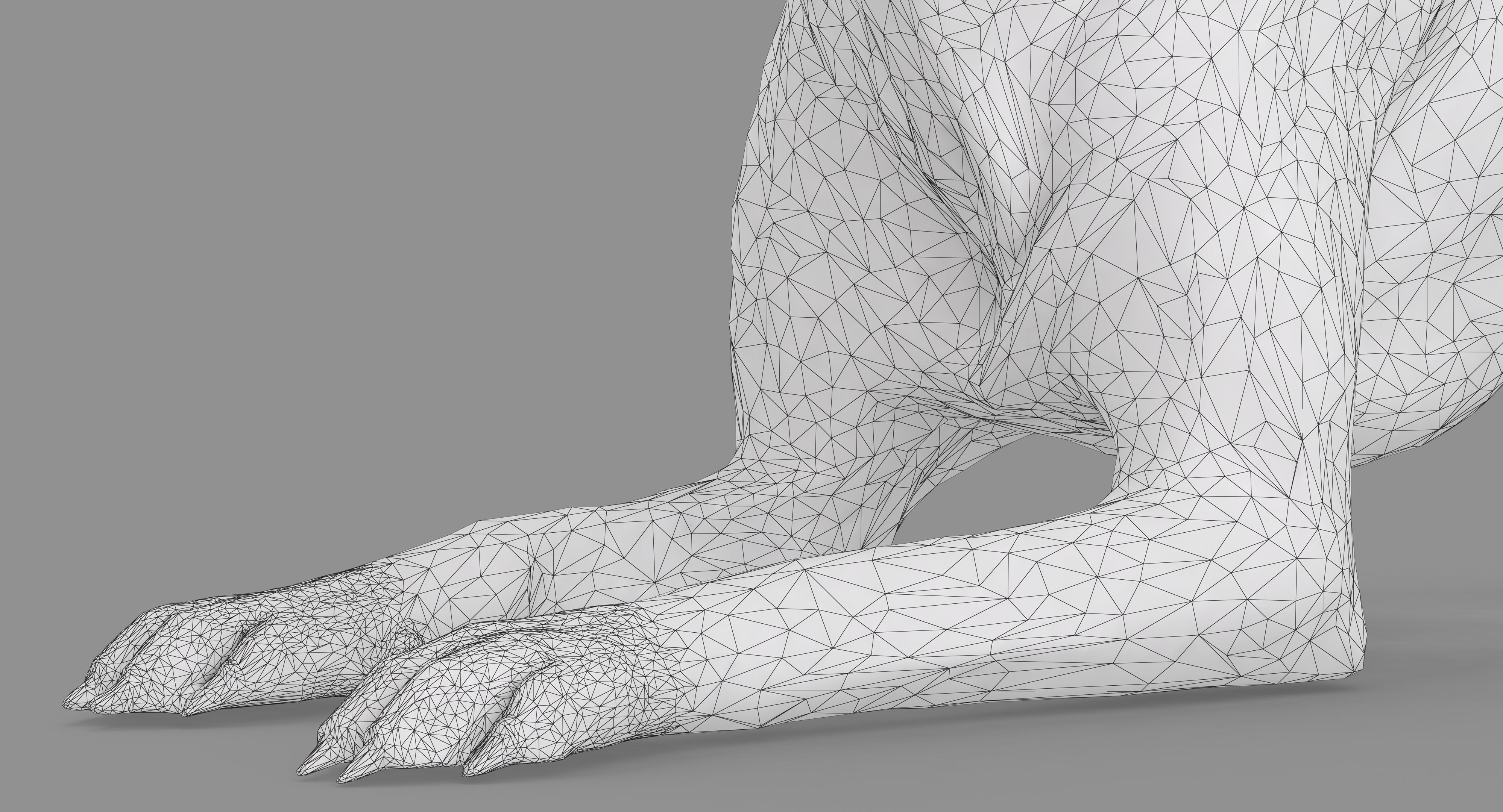 Dalmatian Dog Pose 3D model_34