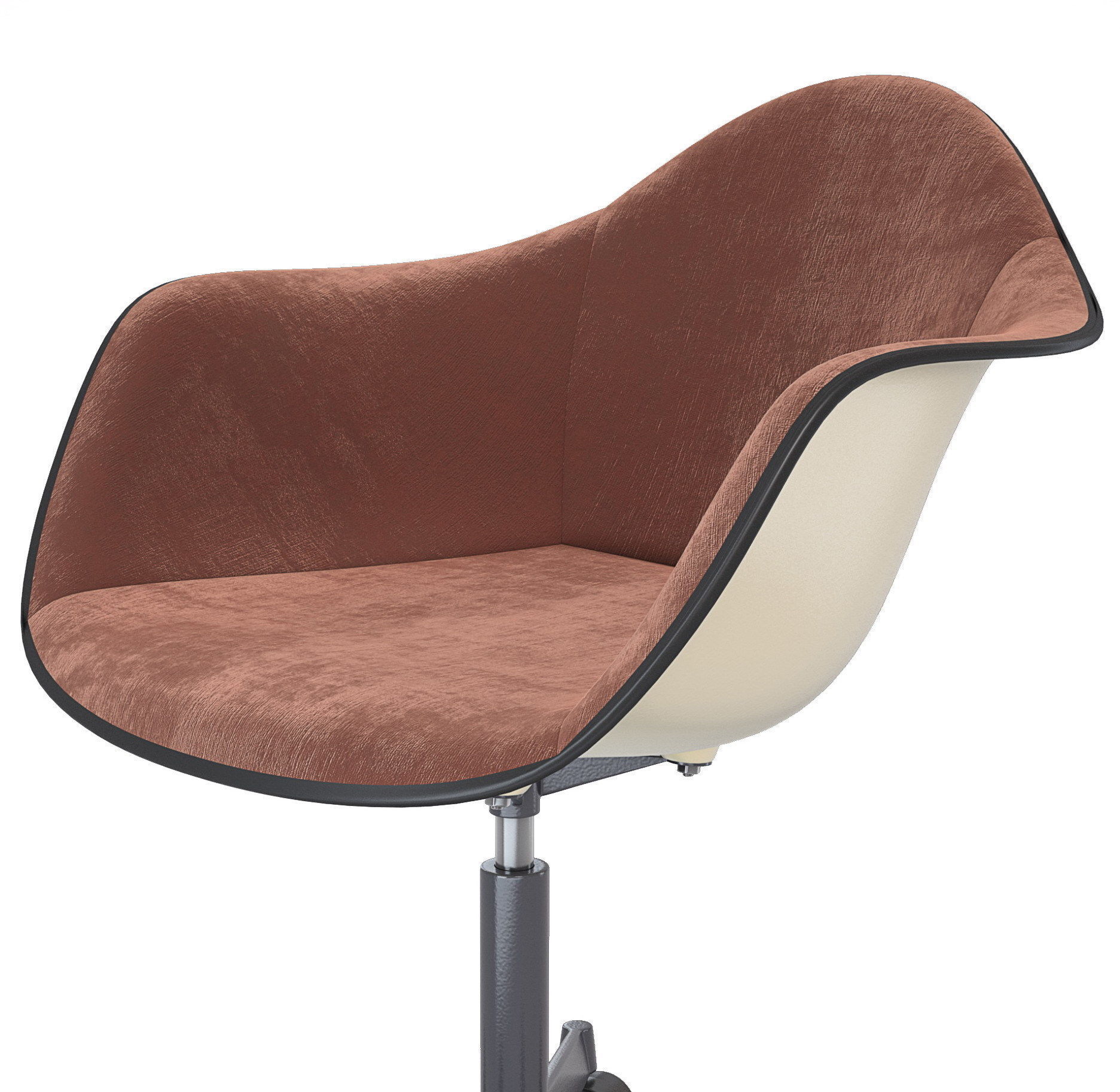 Charles Eames for Herman Miller Mid-Century Chair  3D model_4
