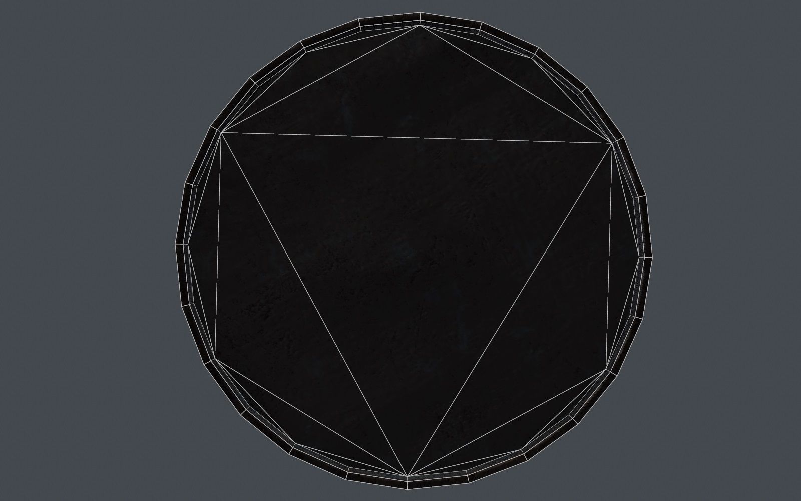 Oil Barrel Low-poly 3D model_11