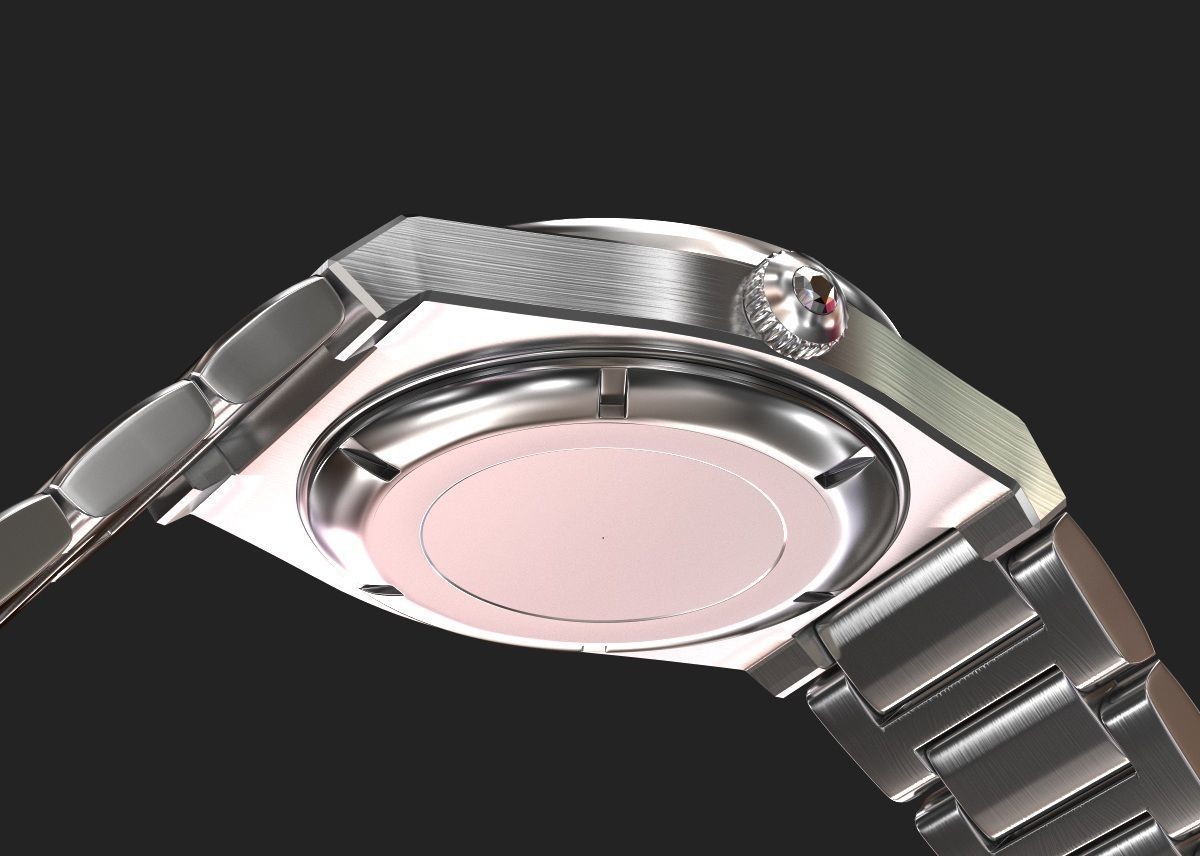 Luxury watch for women my own design 3D model_3