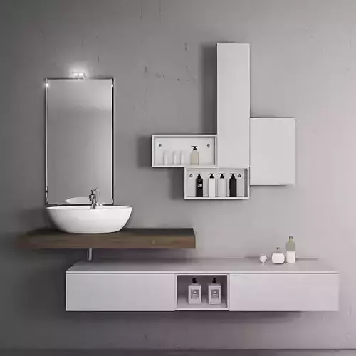 Bathroom furniture set  Arcom  eLy 3D model