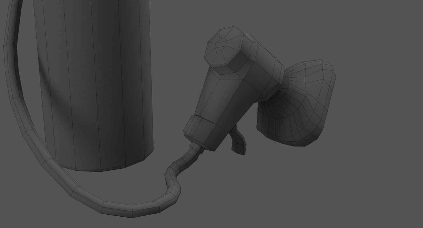 Oxygen Tank Resuscitator Kit Low-poly 3D model_33