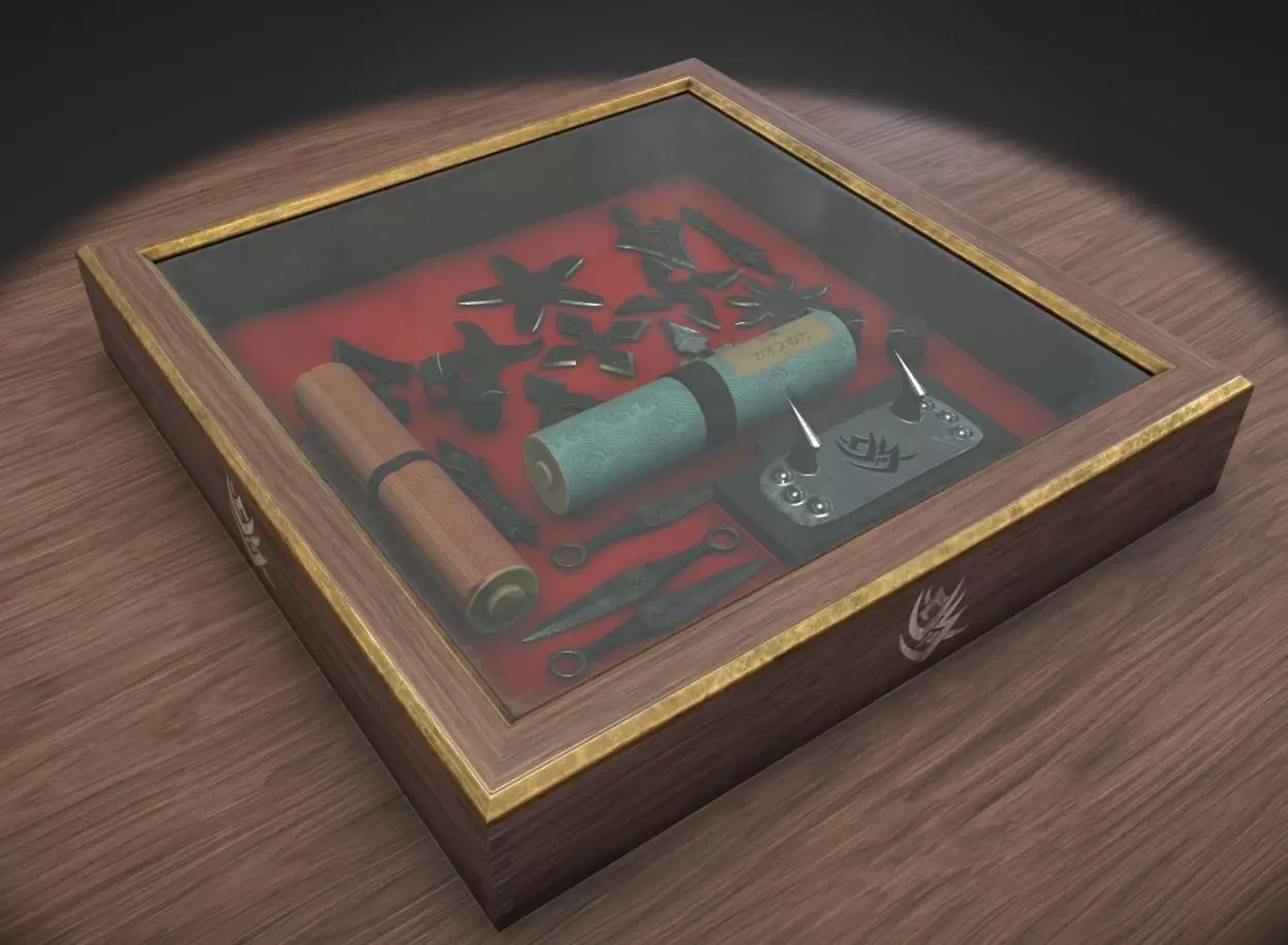 Ninja Starter Kit Low-poly 3D model_0