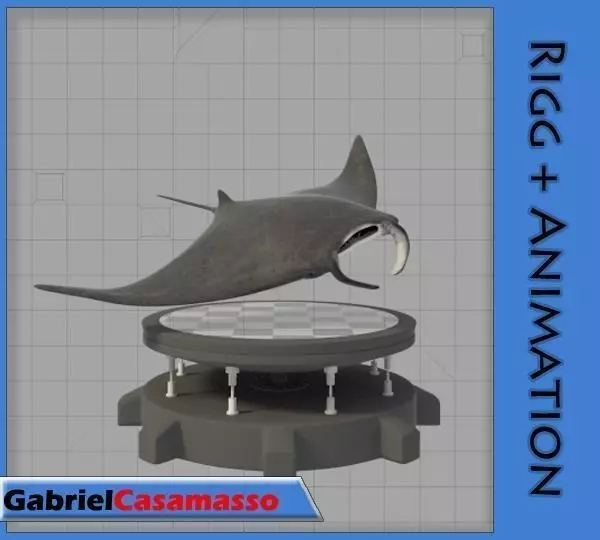 Manta Ray 3D model