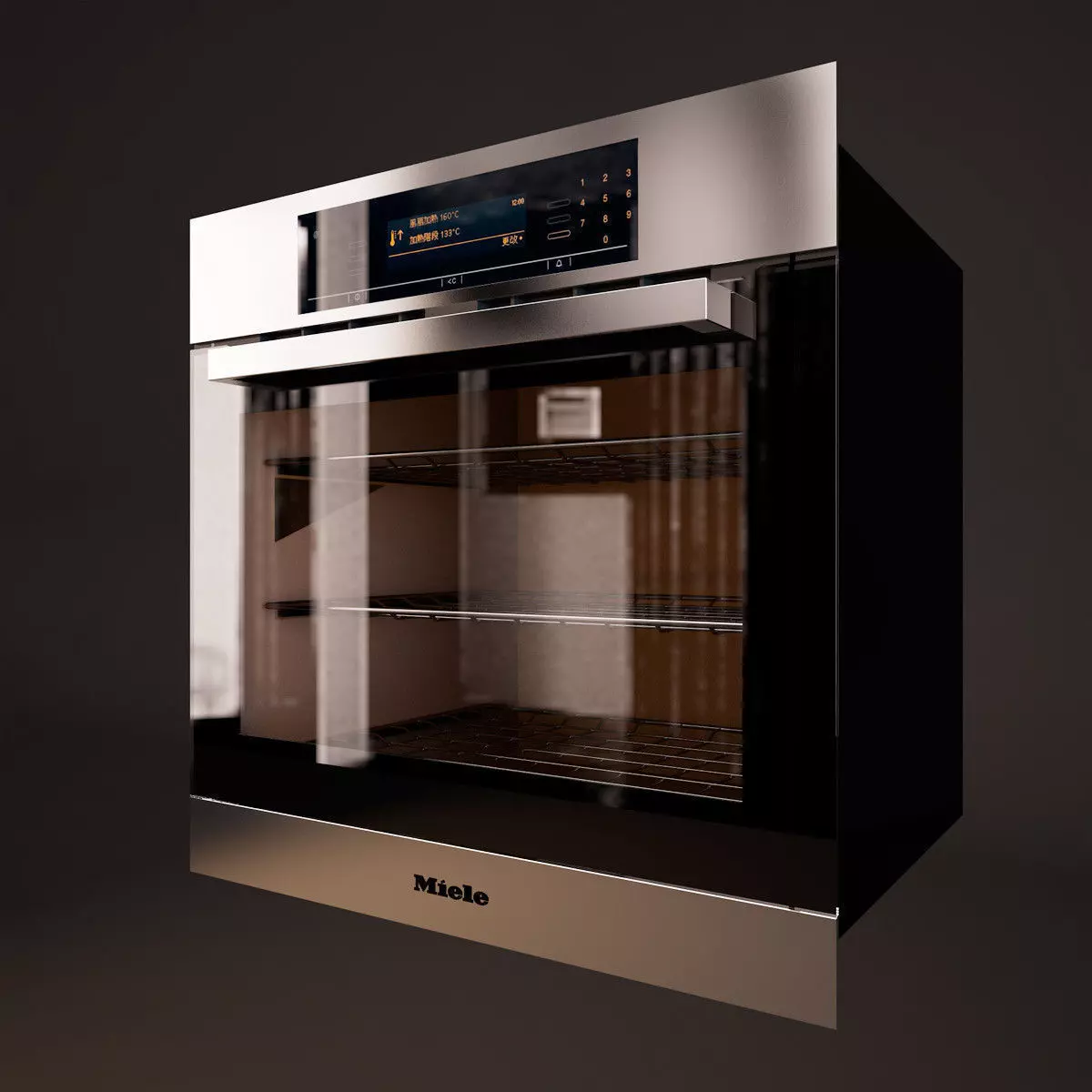 Miele H5881BP Oven 3D model_0