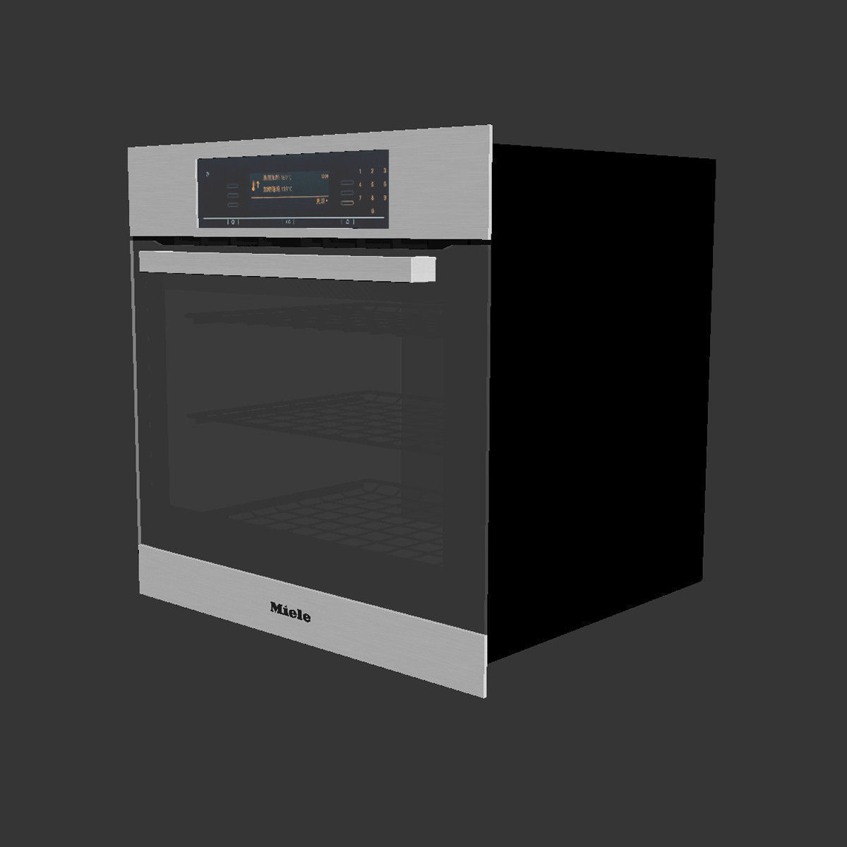 Miele H5881BP Oven 3D model_1