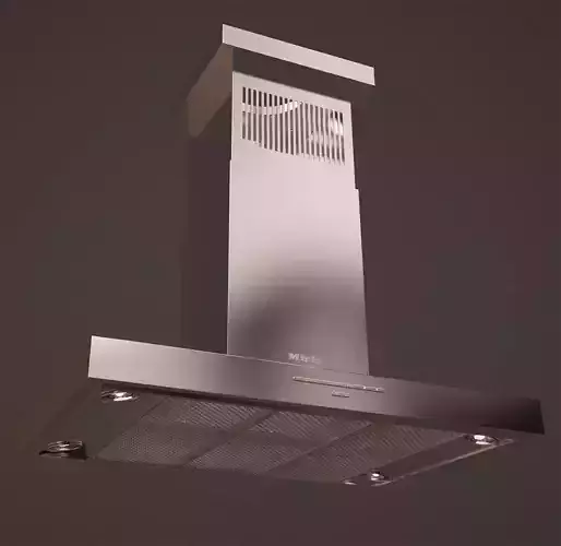 Kitchen Hood Miele DA420V 3D model