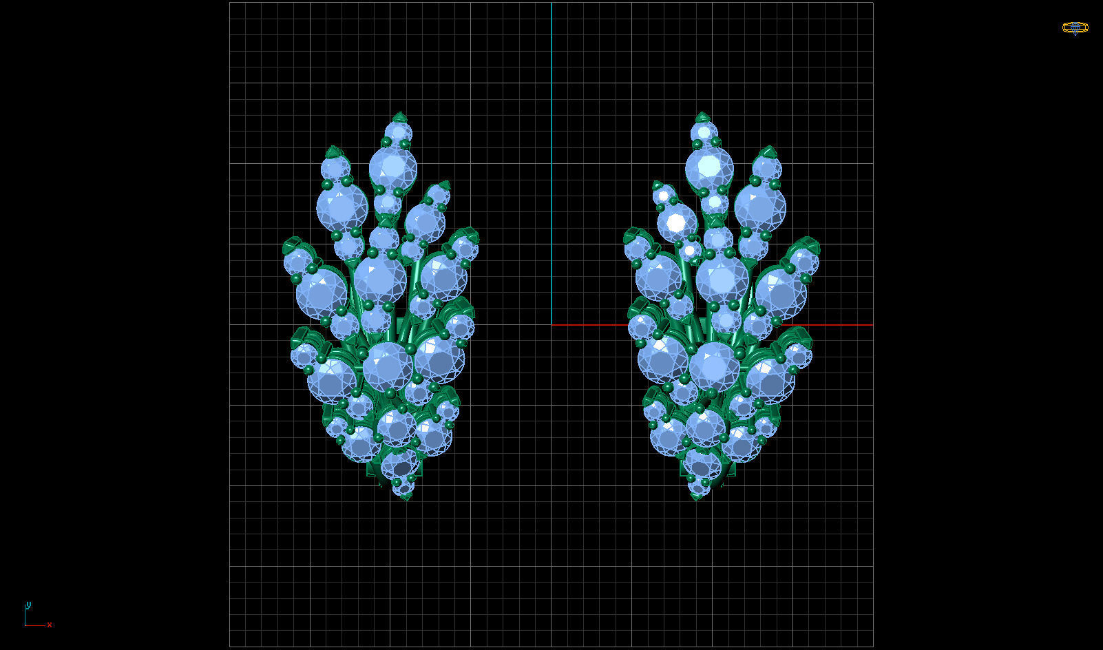 LEO PIZZO DIAMOND EARRINGS 3D print model_6